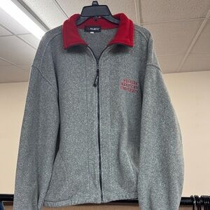 Polartec Gray and Red Men's Fleece Jacket